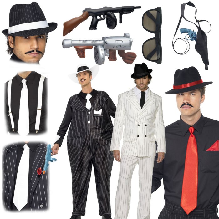 1920's mens gangster fashion