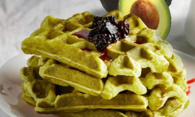 Avocado waffeln ernährungs-docs