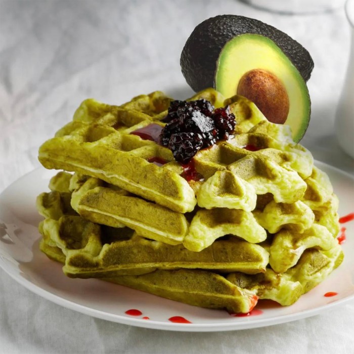 Avocado waffeln ernährungs-docs